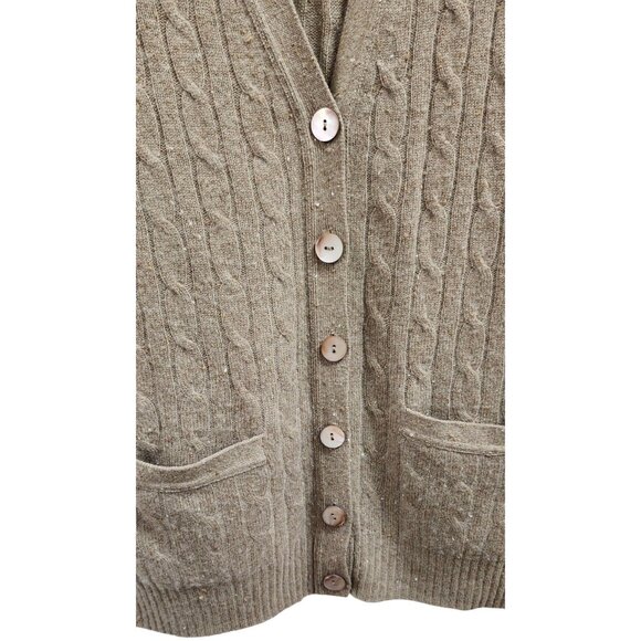 Autumn Cashmere Cable Knit Womens Cardegan Size L - Picture 4 of 10